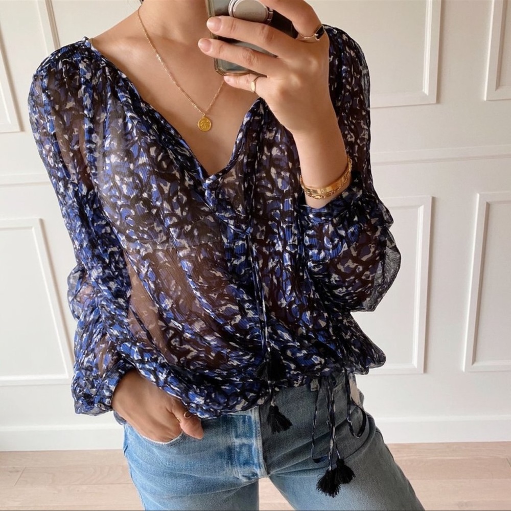 Elizabeth and James blouse 100% silk